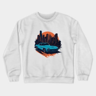 Chevrolet Corvette C7 Vintage Car Art Crewneck Sweatshirt